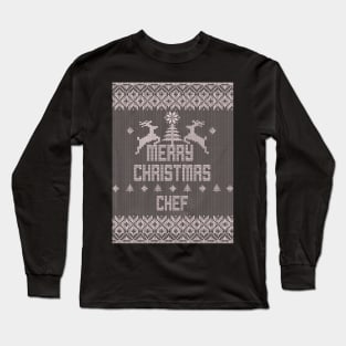 Merry Christmas CHEF Long Sleeve T-Shirt